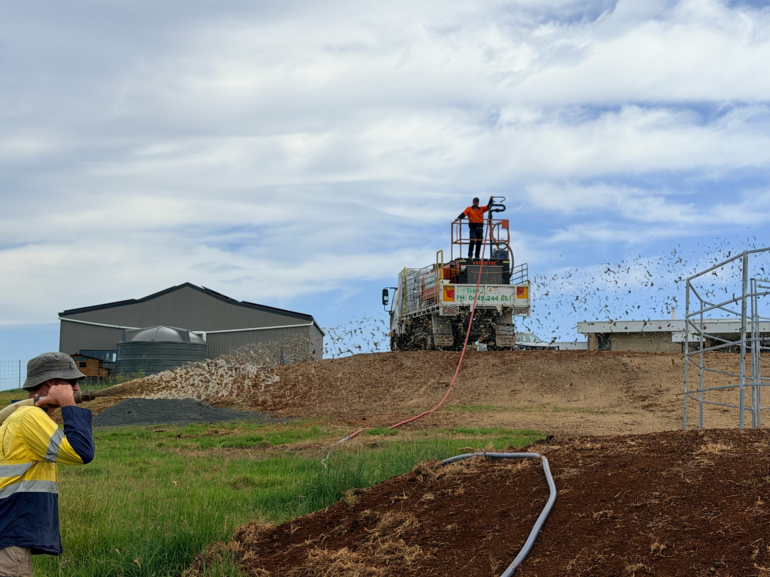 Hydromulching